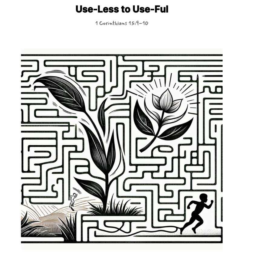 Use-Less to Use-Ful maze